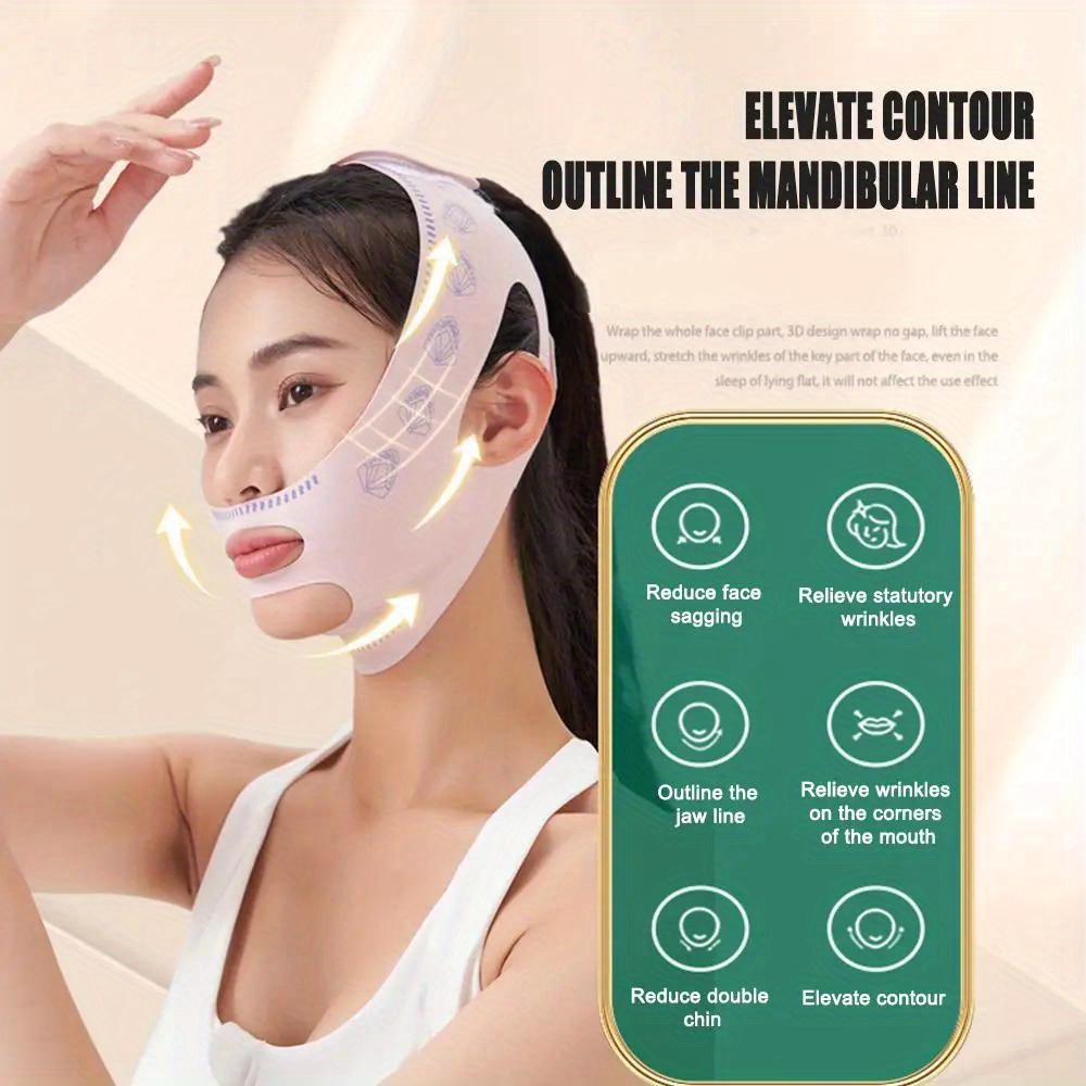 턱-볼살 슬리밍 밴드 V 쉐이퍼 V 라인 리프팅 마스크 - Health Wellness 리뷰 및 가격